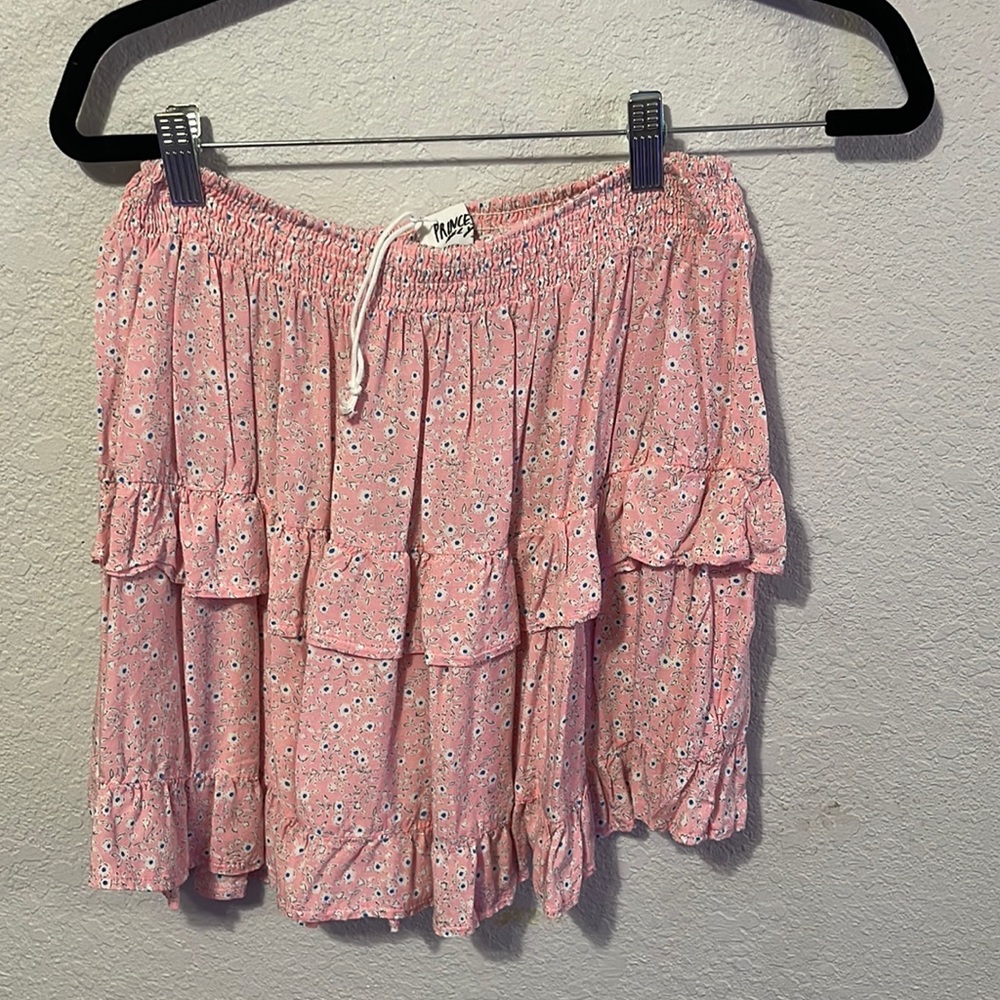 Floral Pink Skirt Princess Polly